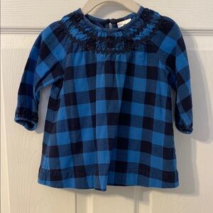 Hanna Andersson Blue Buffalo Check Dress